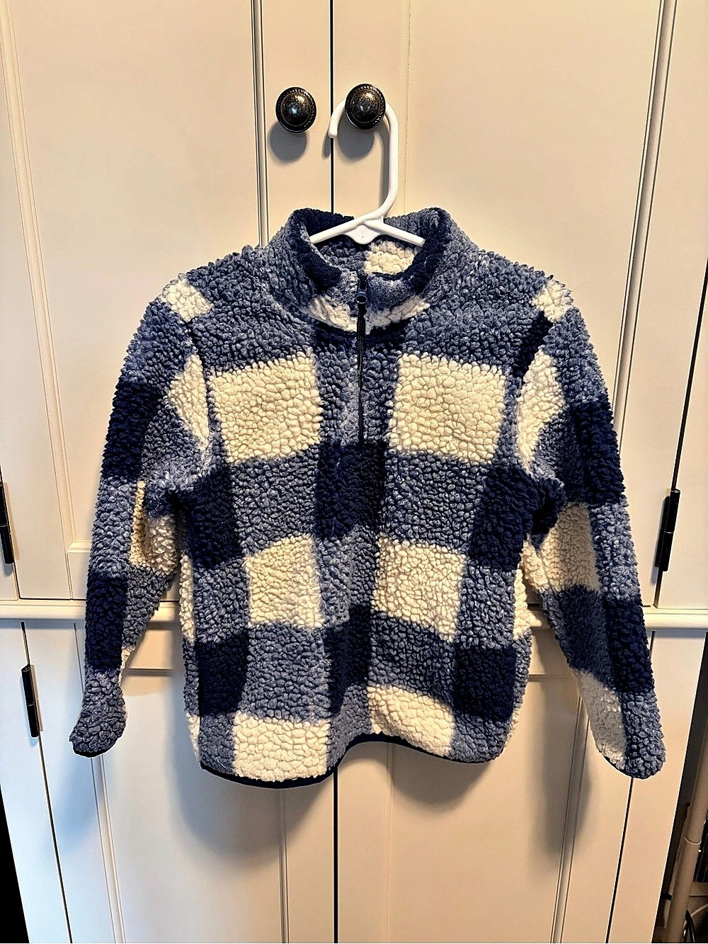 Carter’s Sherpa jacket Blue & Cream Unisex 4T